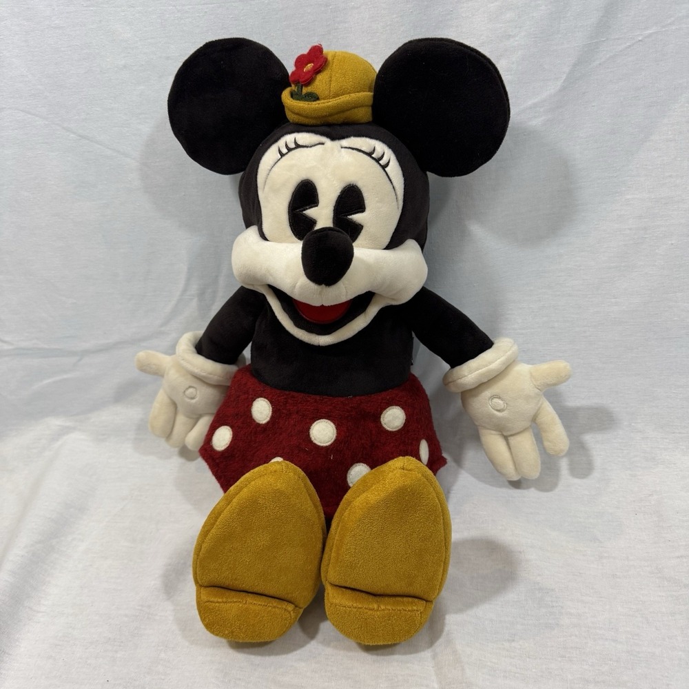 Rare 19" Folkmanis Disney Minnie Mouse‎ Hand Puppet Plush DISCONTINUED EUC
